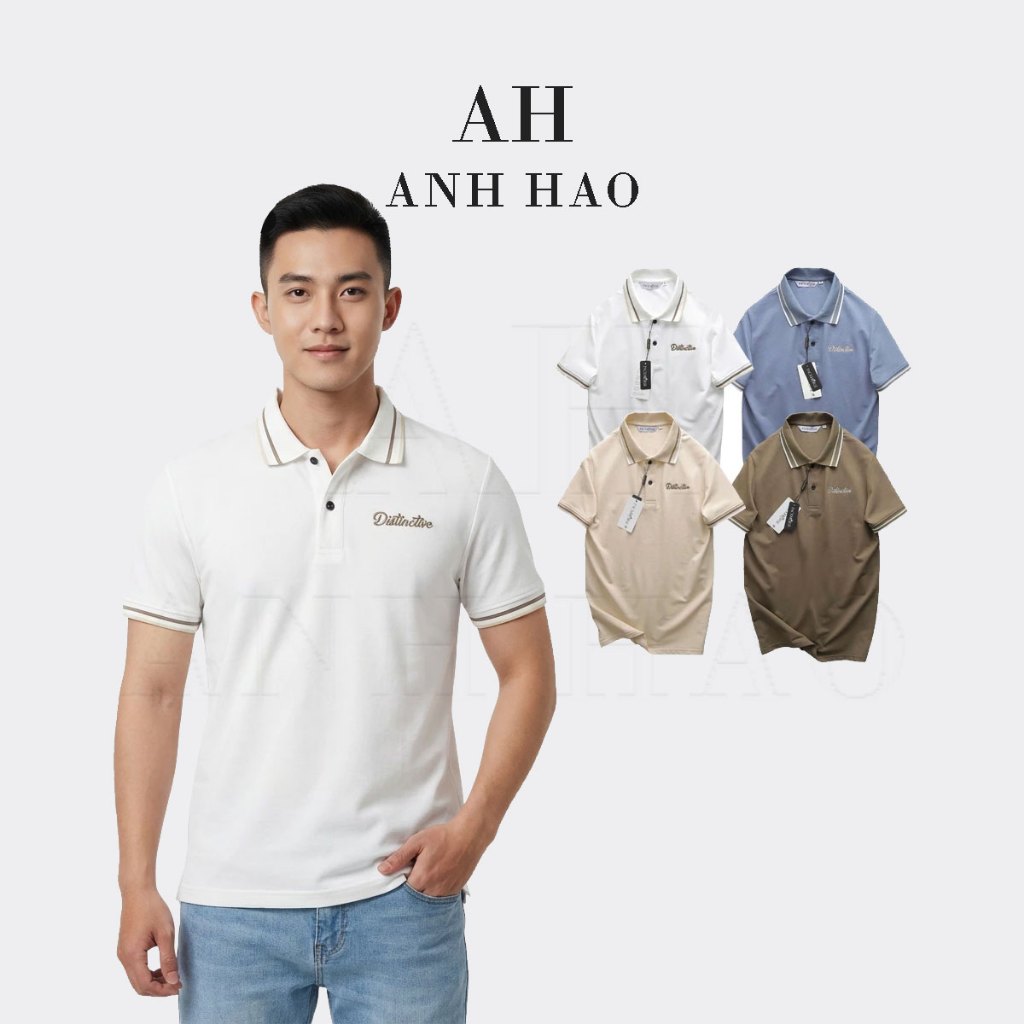 Áo POLO nam vải cá sấu Tici thoáng mát, sang trọng, cao cấp - Distinctive | AH STUDIO