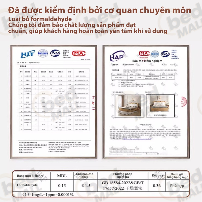 Giường Ngủ hiện đại Master Phòng Cưới Bọc Nệm Mềm Màu Trắng Giường Silent (Ốc Áp Lực) Bảo Hành | BigBuy360 - bigbuy360.vn