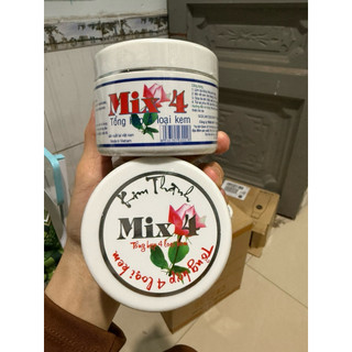 Kem mix4 tuyết lan trắng da mẫu mới