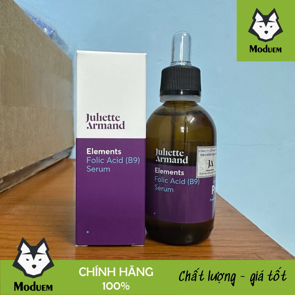 [Hàng Cty] Tinh chất Folic Acid B9 phục hồi da, giảm kích ứng - Folic Acid B9 Serum Juliette Armand