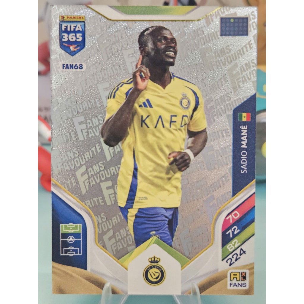 Thẻ FAN FAVOURITE Sadio Mane Panini 365 2025/2026 (Al Nassr) (25/26) (Bóng Đá)