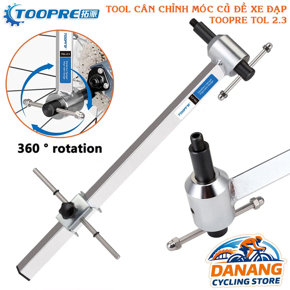 Dụng Cụ Tool Cân Chỉnh Móc Củ Đề Sau Xe Đạp ZITTO TOL 2.3 – Màu Bạc – Derailleur Hanger Align