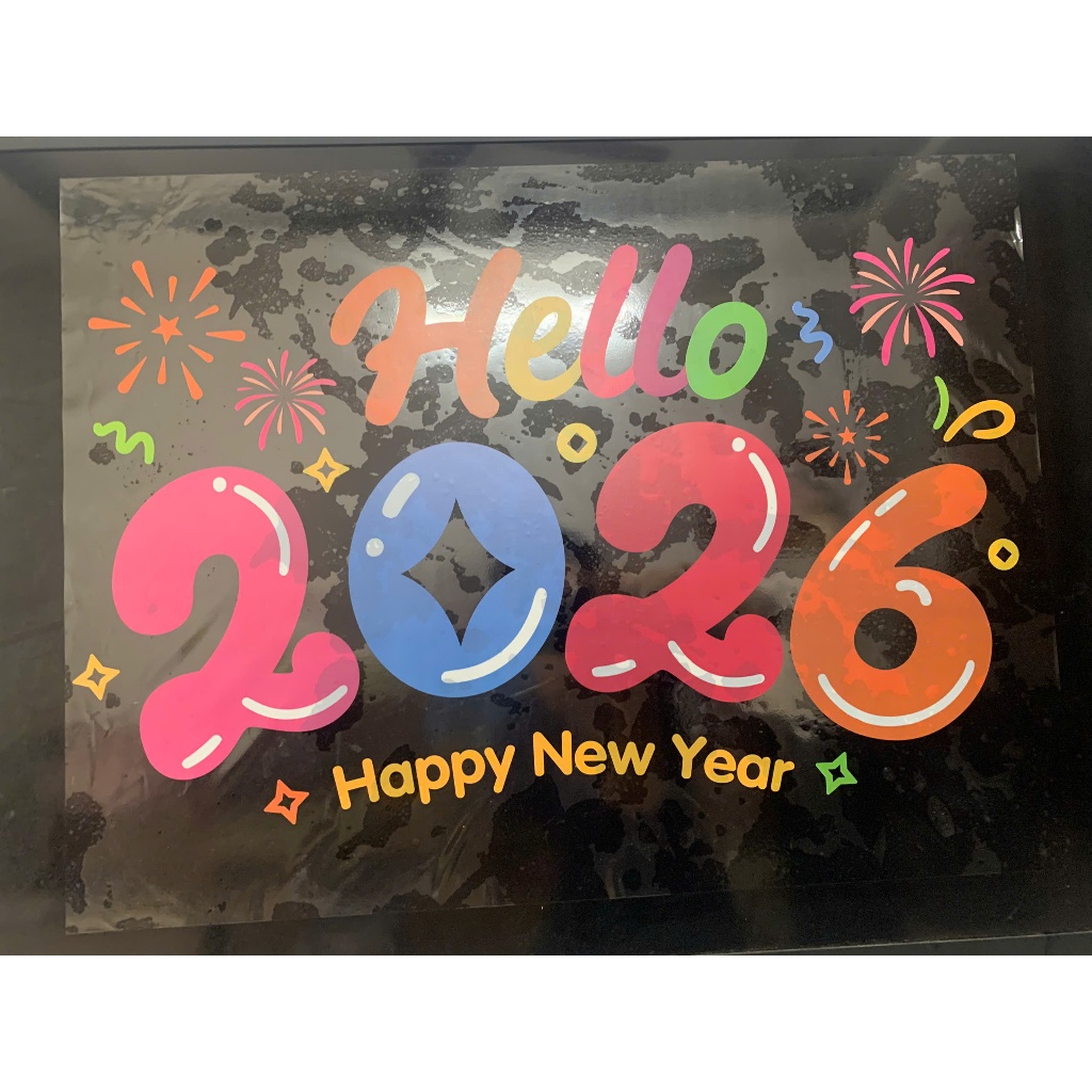 Decal Dán Trang Trí Tết hít tĩnh điện PA 2026
