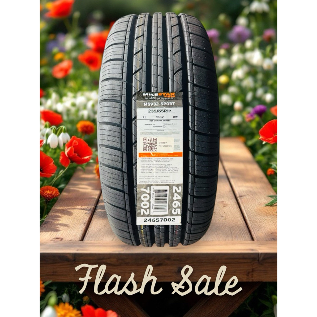 Lốp xe 235/65R17: Lắp cho xe TUCSON, SANTAFE.... MILESTAR MS932 Sport lốp thương hiệu Mỹ chạy cực êm