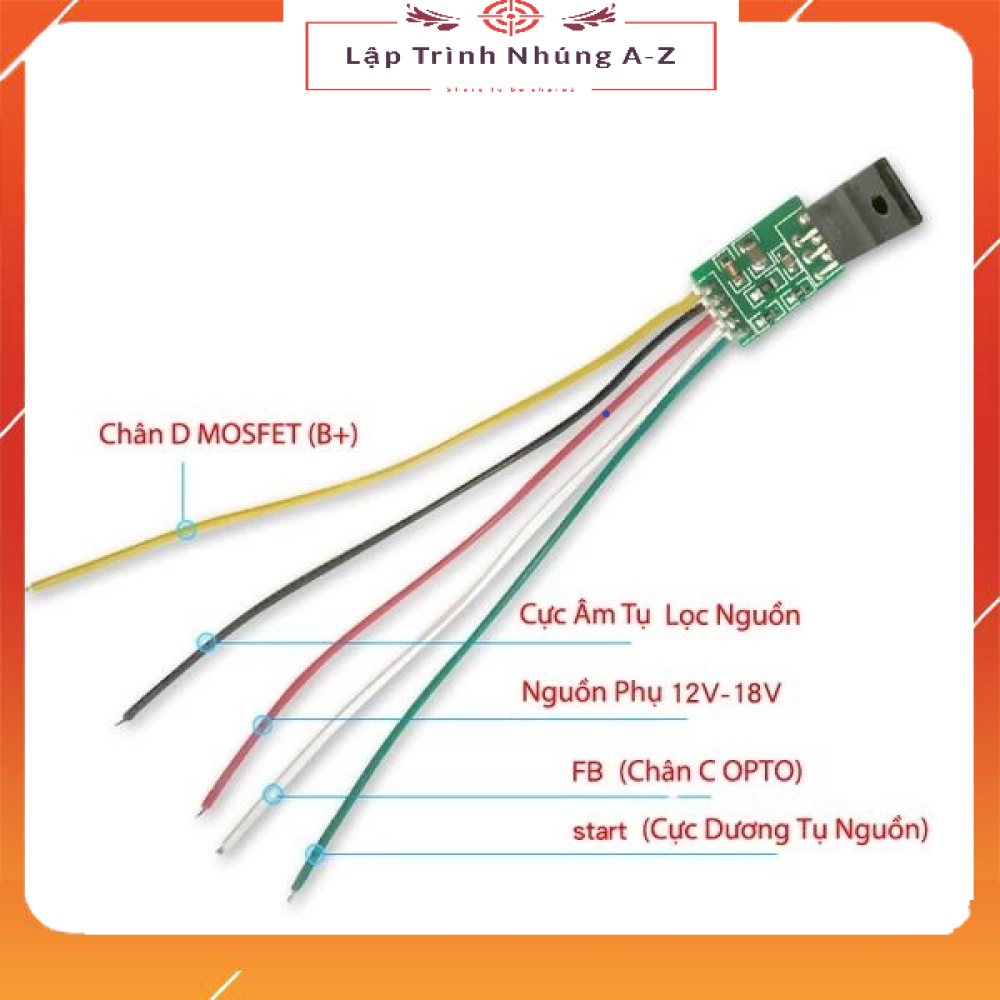 [Lập Trình Nhúng A-Z][G124] Mạch Cấp Nguồn 5 Dây CA-888 DM0465R DM0565R