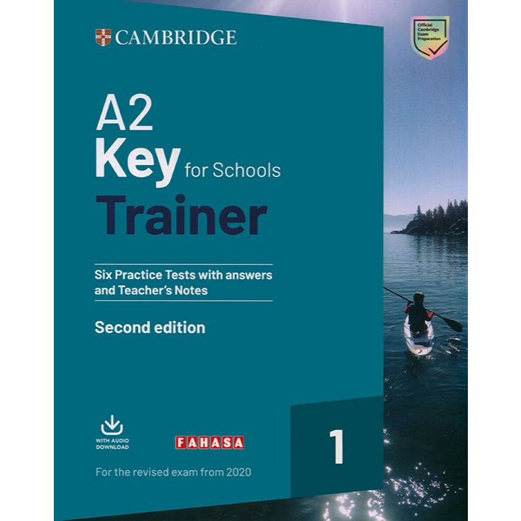 Sách - Cambridge A2 Key for Schools Trainer 1 - Second edition