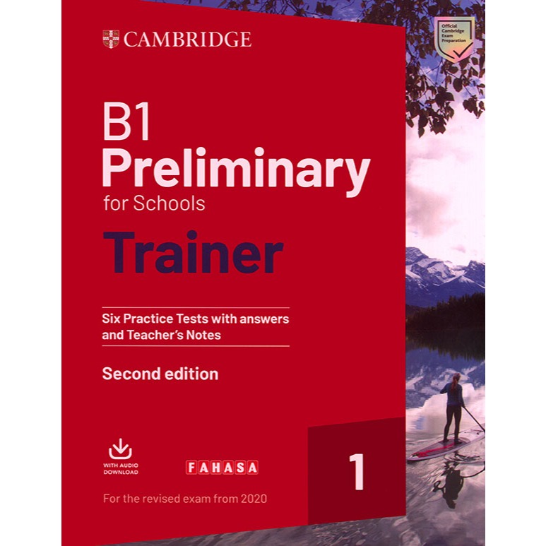 Sách - Cambridge B1 Preliminary for Schools Trainer 1 - Second edition