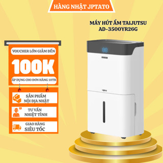 Máy hút ẩm Taijutsu AD-3500YR26G-W công suất hút 35L/ngày diện tích 70m2-phiên bản nâng  mới nhất 2025