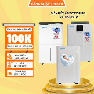 Máy hút ẩm Vtech365 VT-HA350-W công suất hút 35L/ngày diện tích sử dụng 70m2 mới nhất 2025