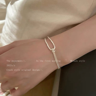 Vòng tay thắt nút trang sức vòng tay khí chất đơn giản mẫu mới cao cấp sang trọng thiết kế thích hợp phong cách ins nữ