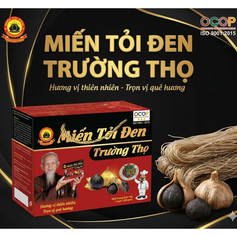 [Hương Quê Xanh] Miến tỏi đen (Miến tỏi đen trường Thọ)