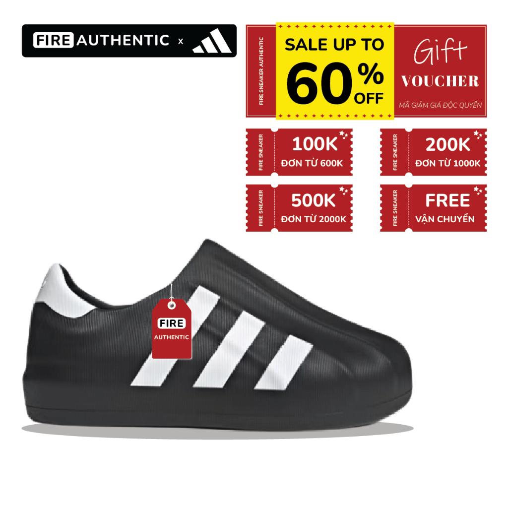 | Fire Authentic | Giày AdiFOM Superstar ‘Black’ HQ8752