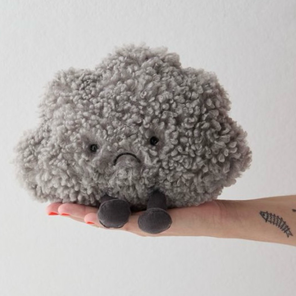 [CHÍNH HÃNG] JELLYCAT MÂY ĐEN BÔNG STORM CLOUD