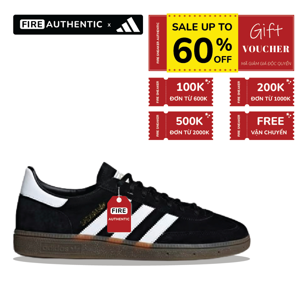| Fire Authentic | Giày Spezial Handball 'Black' DB3021