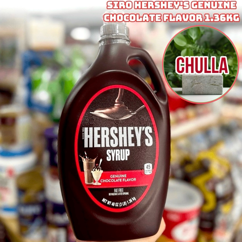 Siro Syrup Socola Hershey's Genuine Chocolate Flavor Mỹ 1,36kg