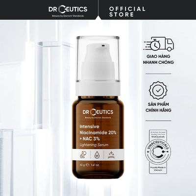 DRCEUTICS Phiên Bản Nâng Cấp Tinh chất Niacinamide DrCeutics Intensive Niacinamide 20% Hỗ Trợ Mờ Thâm Sáng Da (40g)