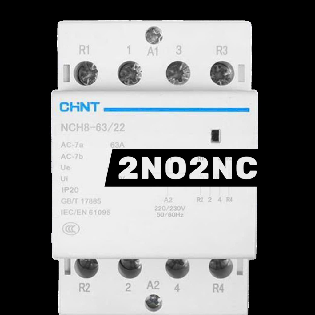 Khởi động từ contactor 4P CHINT 2NO-2NC  63A KHởi động từ 2p 63A