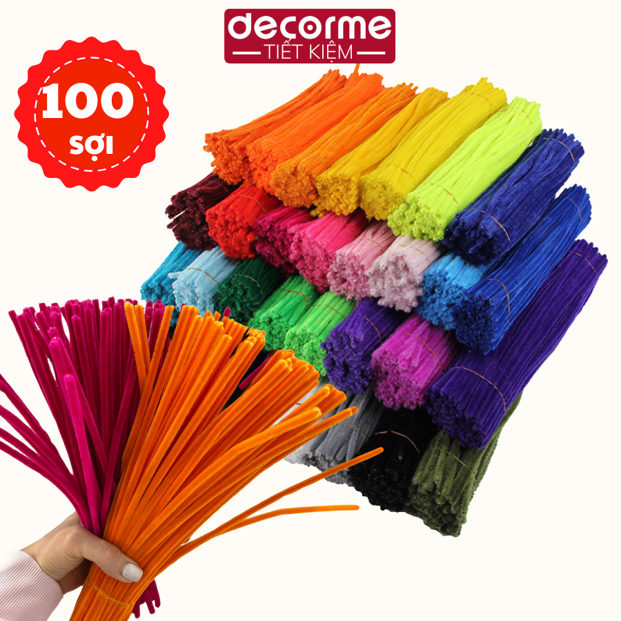 [Kẽm loại 2] Combo Dây kẽm nhung loại đặc biệt siêu mịn, lông dày làm đồ handmade, Dây kẽm lông làm hoa