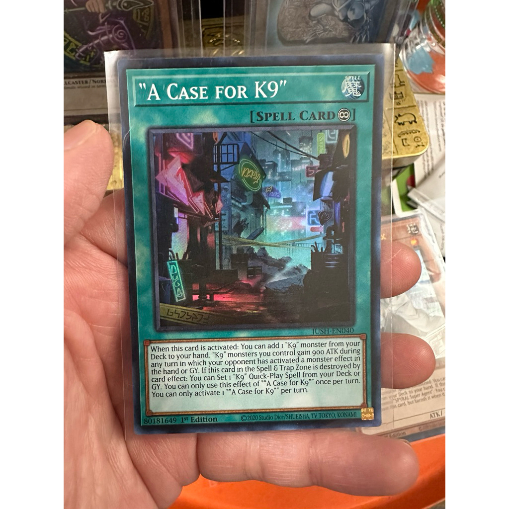 Thẻ bài Yugioh “A Case For K9” (Real Card)