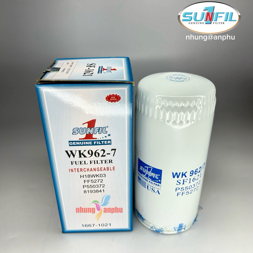 WK962/7 Lọc Tinh Howo 336 371 375 Wk962/7 / P550372 / FF5272 / FC7102 / JS1033 / FF5272  Cho Động Cơ