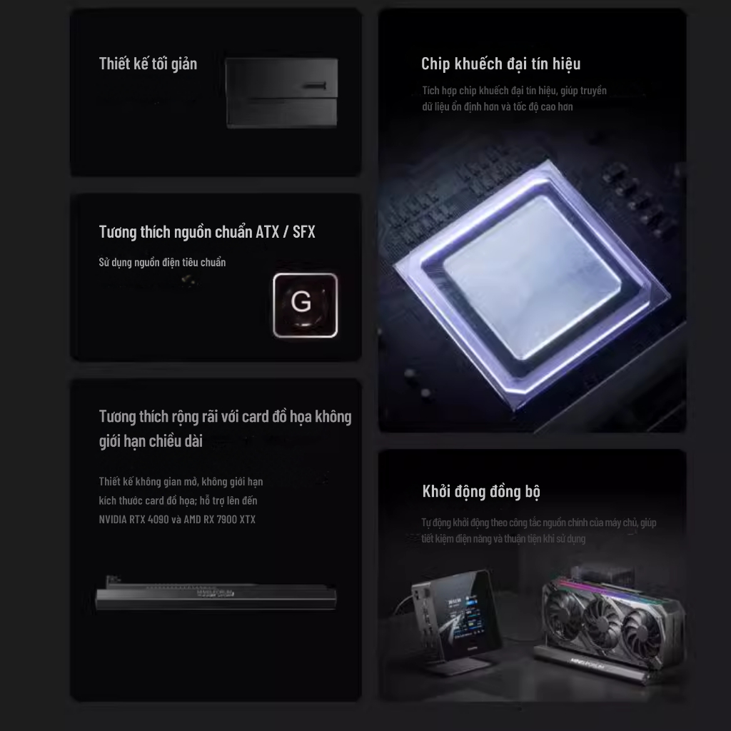 eGPU DEG1 Oculink Minisforum FullBox, Chưa Gồm Card Vga Và Nguồn PSU | BigBuy360 - bigbuy360.vn
