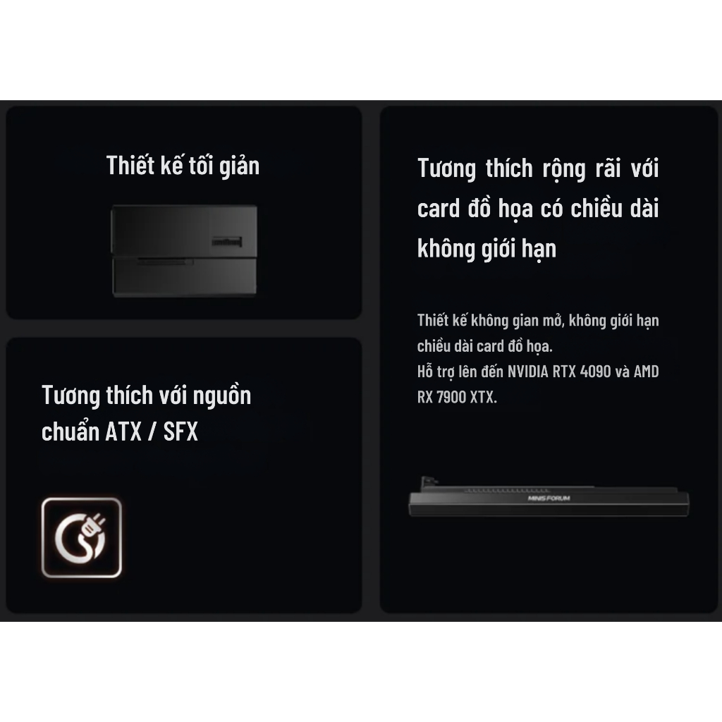 eGPU DEG1 Oculink Minisforum FullBox, Chưa Gồm Card Vga Và Nguồn PSU | BigBuy360 - bigbuy360.vn