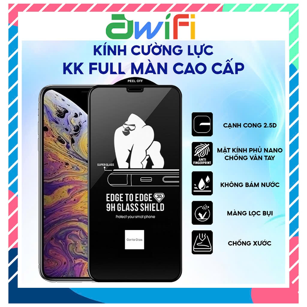 Kính cường lực iphone 21D, KK full màn 6/6plus/6splus/7/7plus/8/8plus/x/xs/11/12/13/14/15/16/17/pro/max/promax/plus | BigBuy360 - bigbuy360.vn