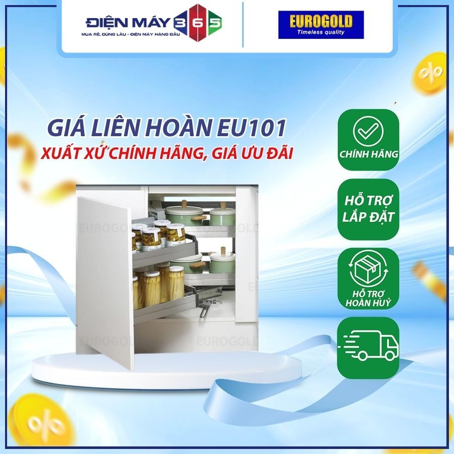 GIÁ GÓC LIÊN HOÀN INOX HỘP CAO CẤP EUROGOLD – LOẠI TRÁI EU101 & LOẠI PHẢI EU102