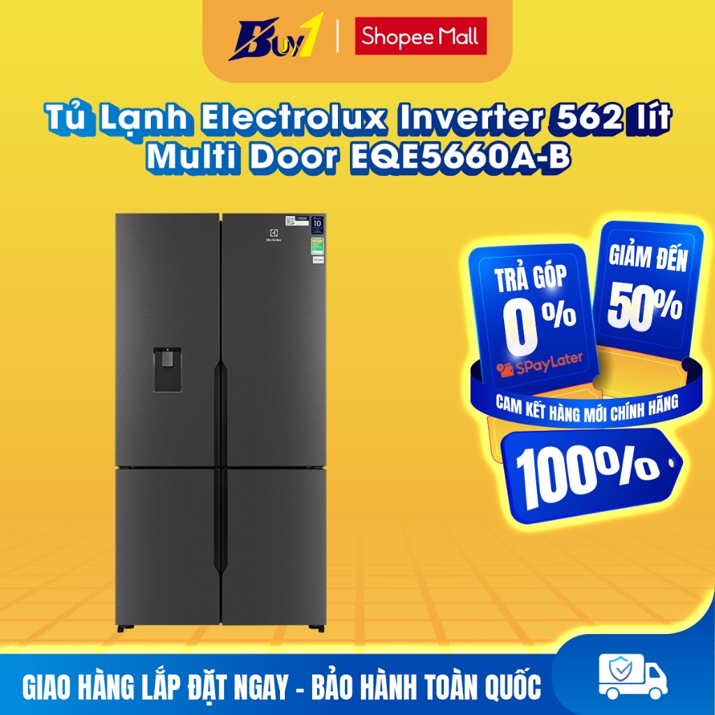 EQE5660A-B - Tủ Lạnh Electrolux Inverter 562 lít Multi Door EQE5660A-B - Hàng chính hãng