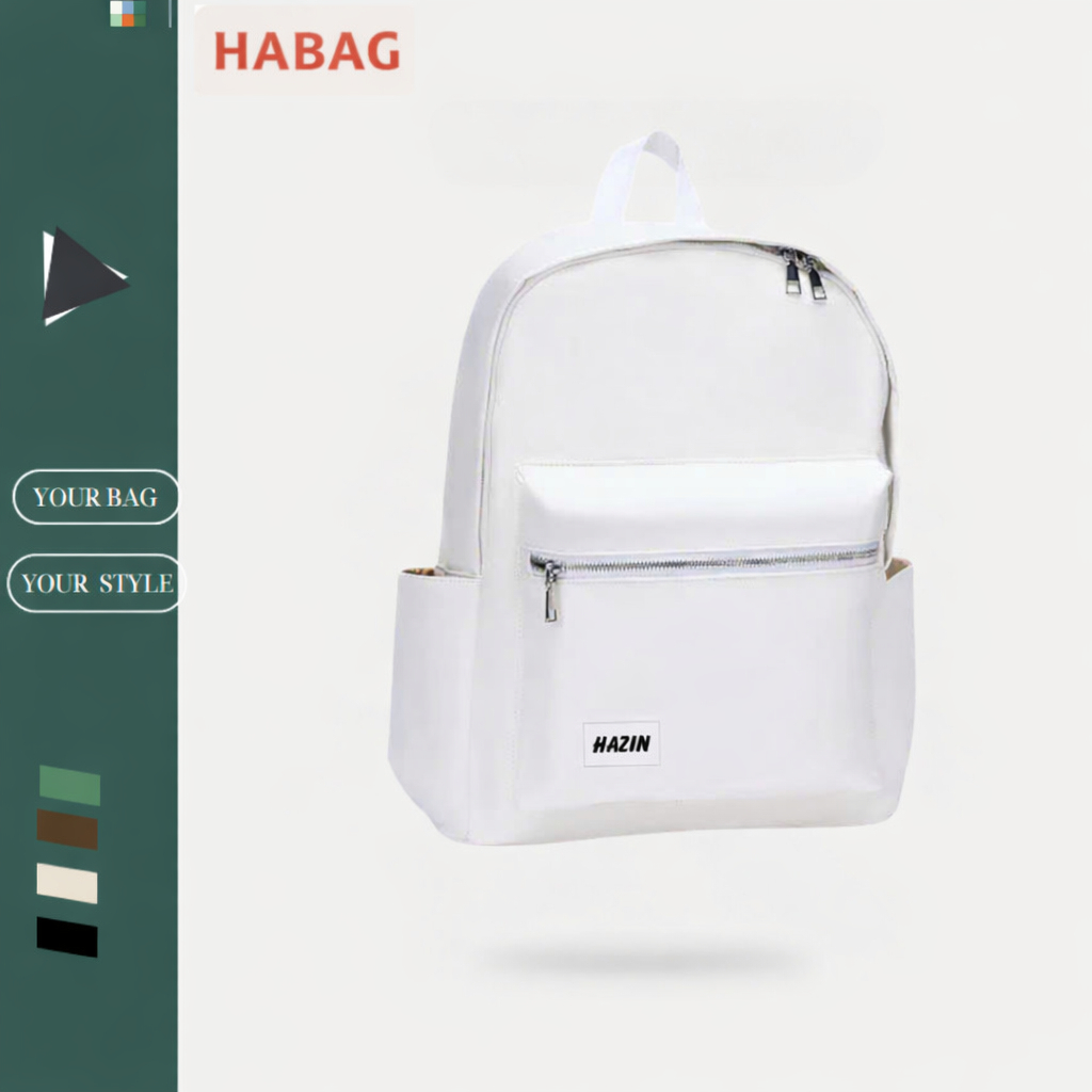 Balo da HAZIN Thời Trang Ulzzang Hàn Quốc Nam,Nữ Chống Thấm Đựng Vừa Laptop 16inch Đi Học Đi Chơi