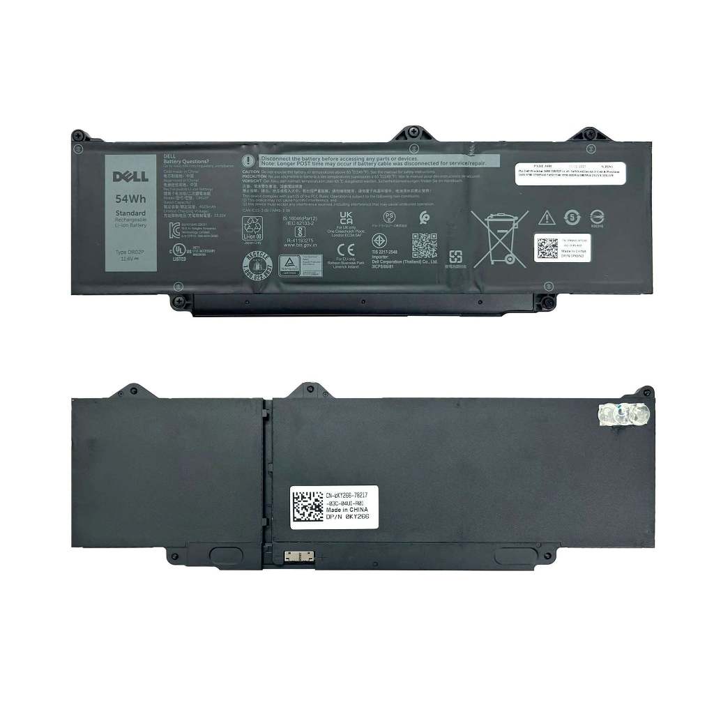 ⚡Pin Dell Precision 3480  3490 3580 35905440 5450 5540 5550 803W6 0803W6 2X1V9 DR02P 11,4V 54Wh