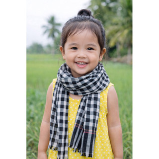 Khăn rằn phối đồ bà ba cho bé 120cm*30cm