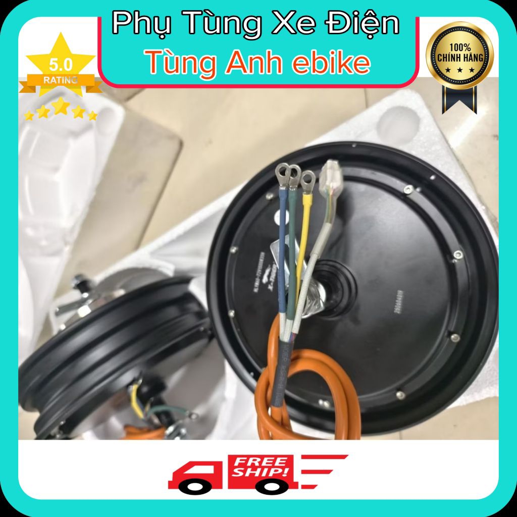 Động cơ 1500W vành 10 (1K5) lắp 133, gogo, vespa, xmen