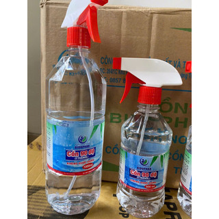 chai 0.5 lít và 1 lít , 70 độ và 90 độ , xịt khuẩn .