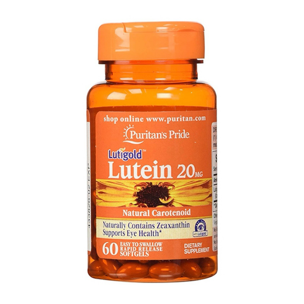 Viên uống sáng mắt Puritan Lutein 20mg with zeaxanthin của mỹ