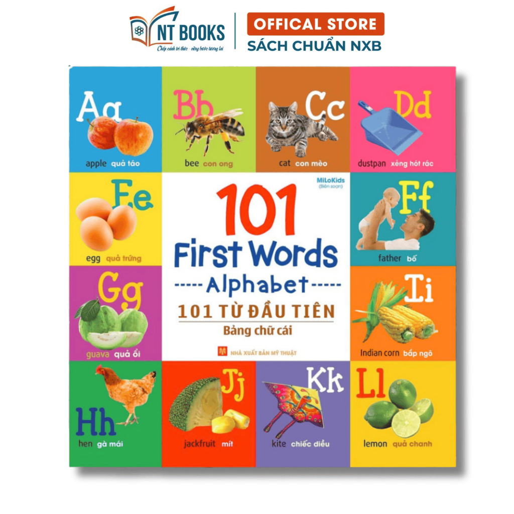 Sách: 101 Từ Đầu Tiên - Bảng Chữ Cái / 101 First Words - Alphabet - ML