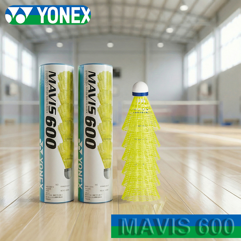 Vợt cầu lông Yonex MAVIS 600 Combo 2 Ống Cầu Nylon - Tiết Kiệm Hơn, Đánh Lâu Hơn