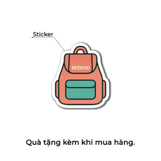 Sticker Hình Dán Balo Trang Trí Nam Nữ Thương Hiệu MIDORI