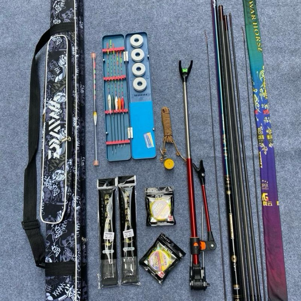 Full Bộ Cần YG 8H F1 Tải cá 8-12kg Đi Câu Fishing