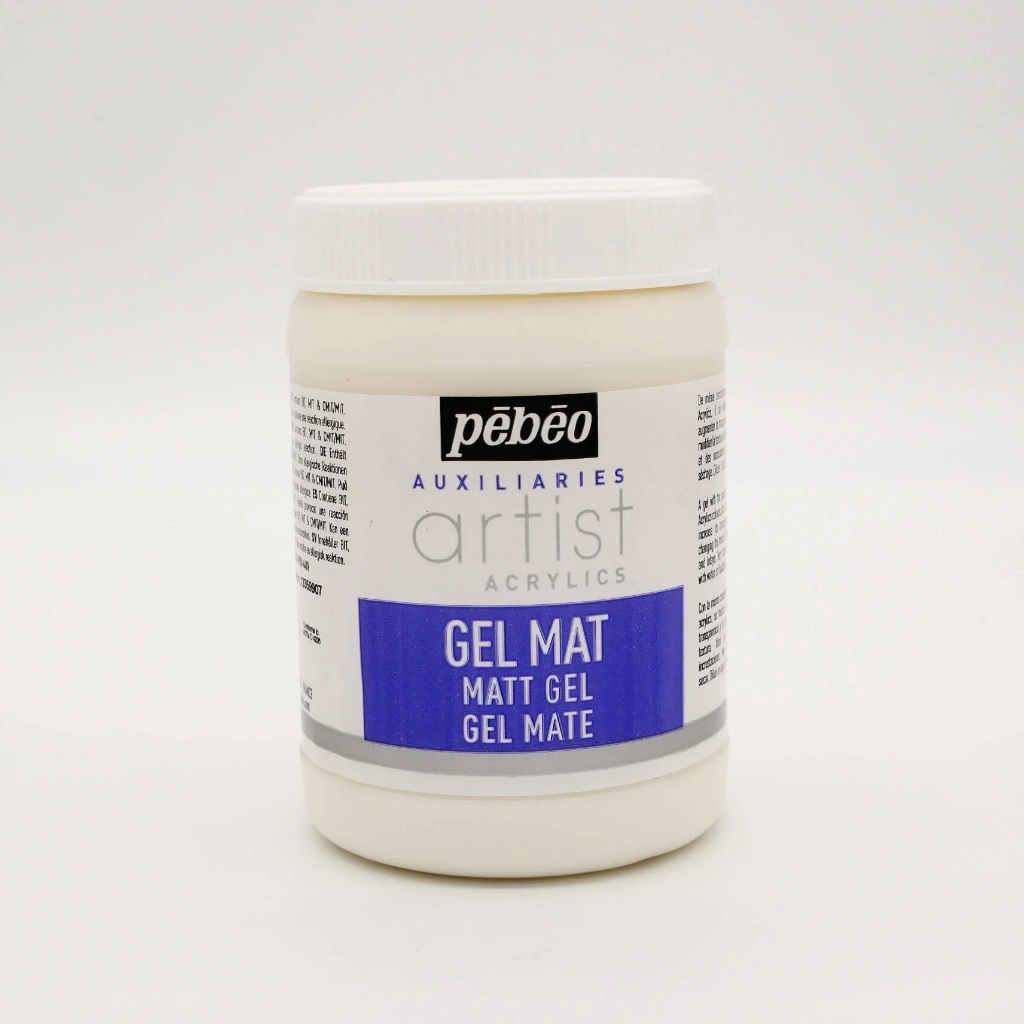 [DA ĐEN] Gel Acrylic Mờ Pebeo - Pebeo Acrylic Matt Gel Medium 250ml