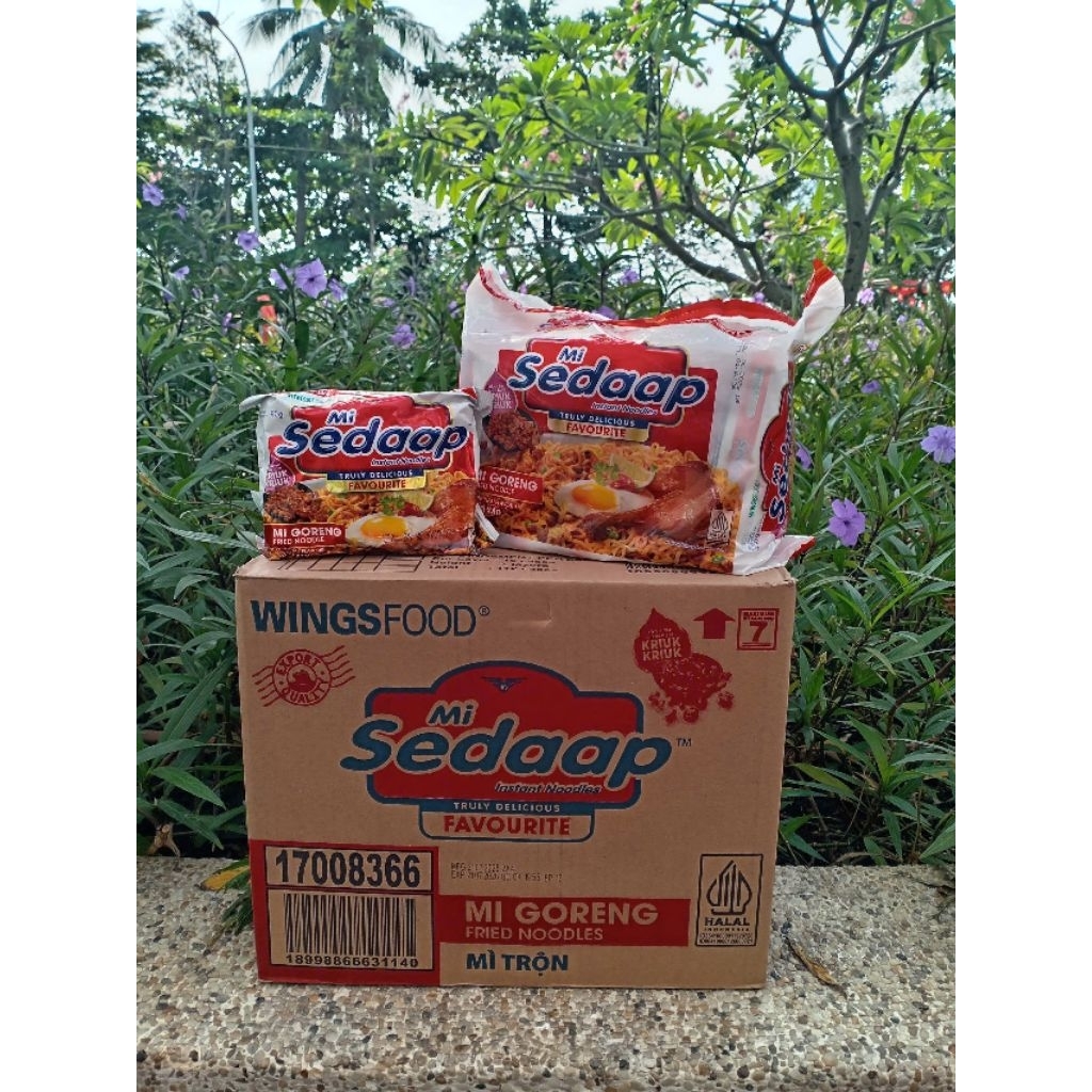 Thùng 30 Gói Mì Trộn Mi Sedaap Mi Goreng Vị Nguyên Bản