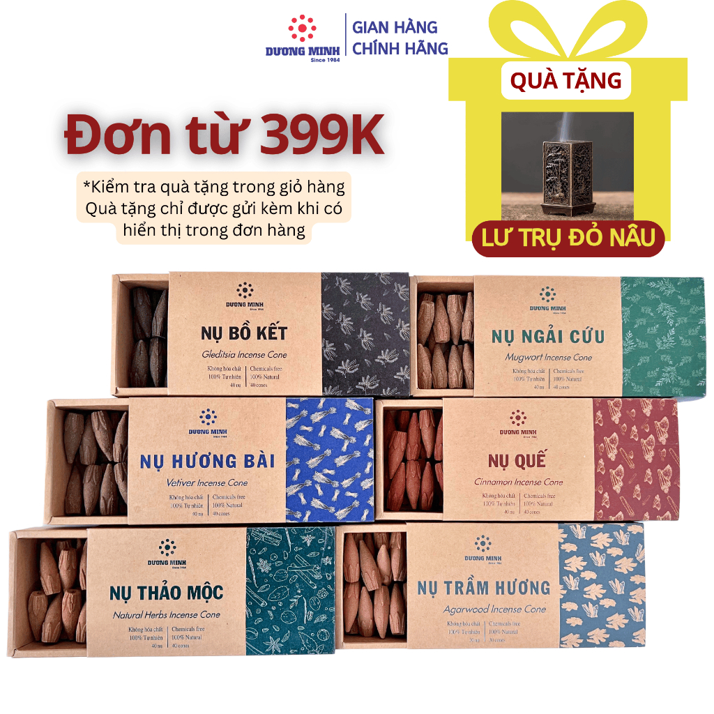 Nụ trầm xông nhà Dương Minh nụ khói ngược nụ lớn cháy lâu - nụ xông nhà, thưởng nhang thư giãn