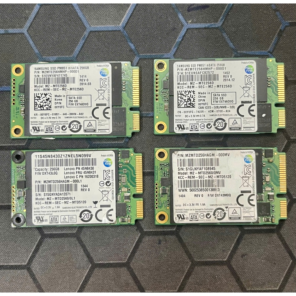 Ổ cứng SSD mSATA 128GB 256GB tháo máy