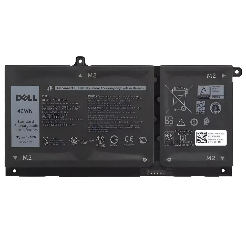 ⚡Pin laptop Dell Vostro 5300 5401 5402 5501 5502, Latitude 3410 3510, JK6Y6, CF5RH, 40Wh