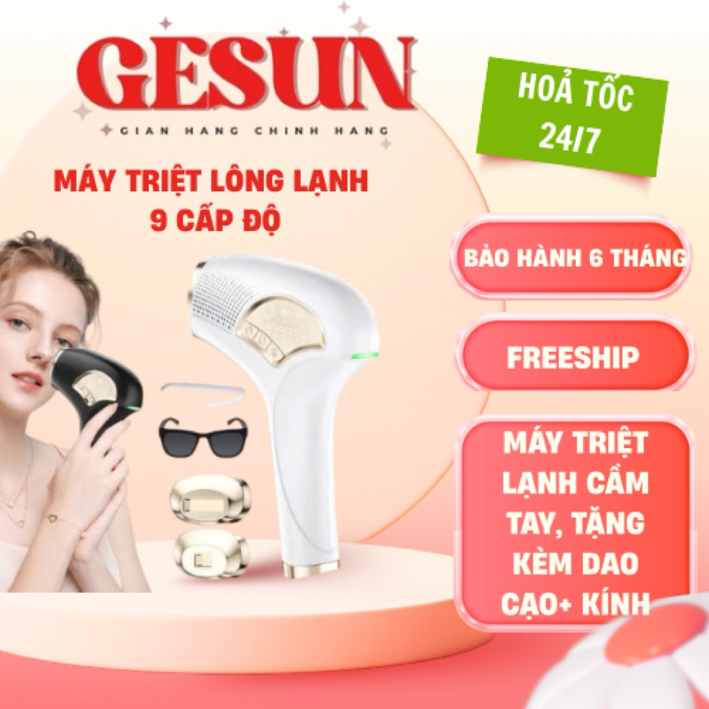 Máy Triệt Lông IPL 3in1 – 999.999 Xung – Triệt Lông Vĩnh Viễn – Trẻ Hóa Da – Giảm Mụn