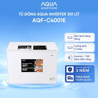 Tủ đông Aqua Inverter 301 lít AQF-C4001E