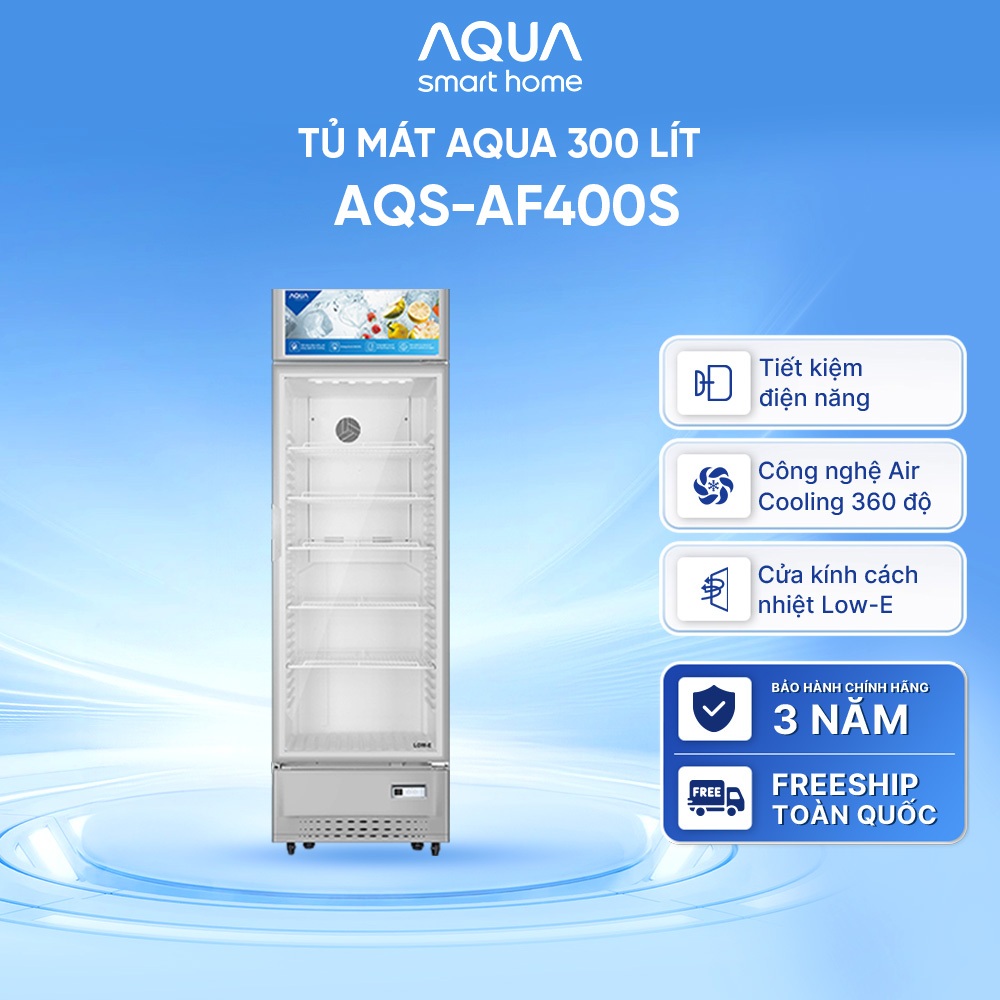 Tủ mát Aqua 300 Lít AQS-AF400S