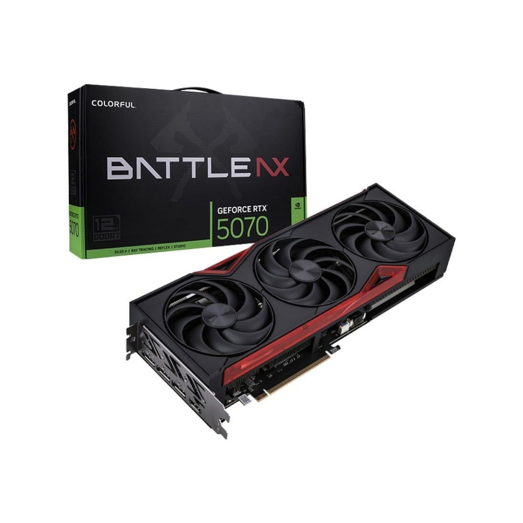 Card Màn Hình VGA Colorful RTX 5070 Battle NB AX 12GB GDDR7 NEW BOX BẢO HÀNH CHÍNH HÃNG 01/2029