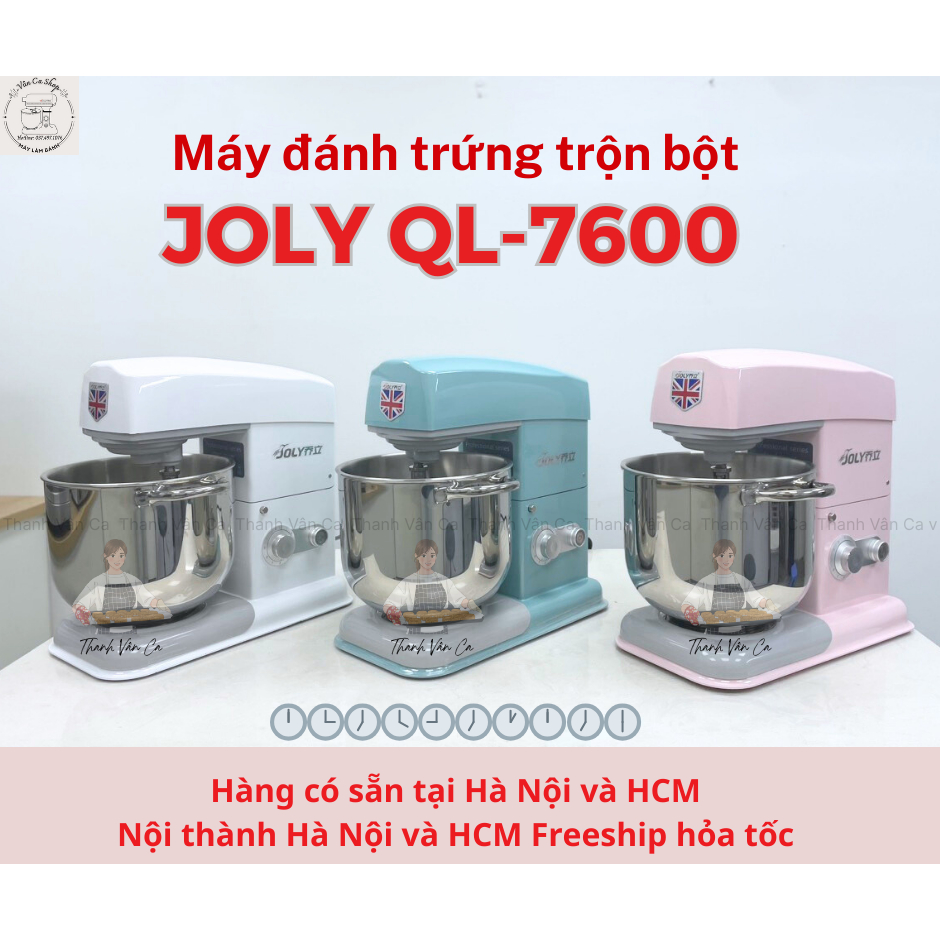 Máy đánh trứng trộn bột JOLY QL-7600, dung tích 7l