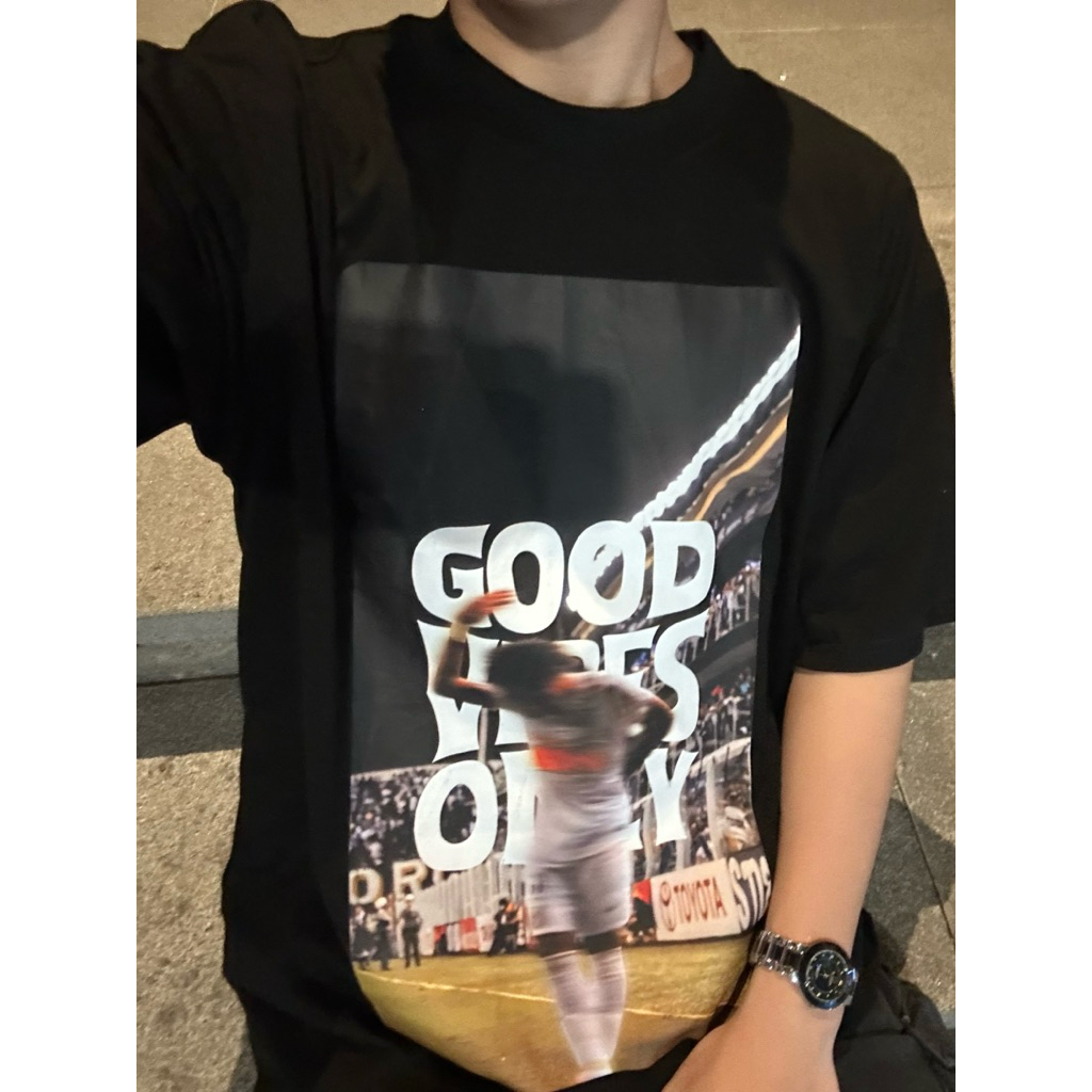 Áo thun bóng đá nam Neymar Jr x Good Vibes Only